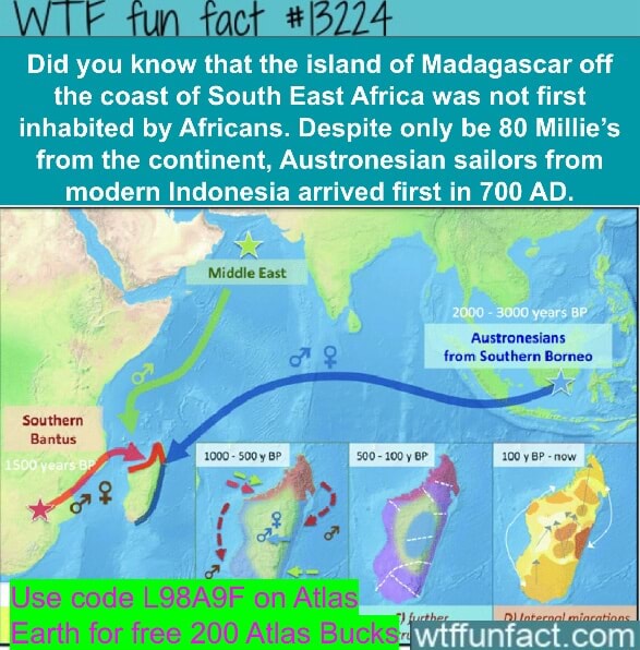 Did you know that the island of Madagascar off the coast of South East ...