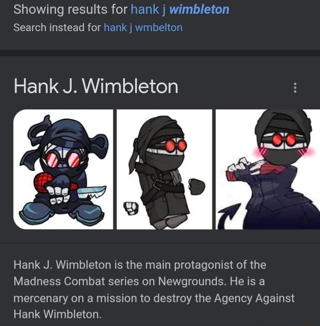 Team RWBY vs Hank J. Wimbleton from Madness Combat . How screwed are they  and which Hank would be defeated ??? : r/RWBYcritics