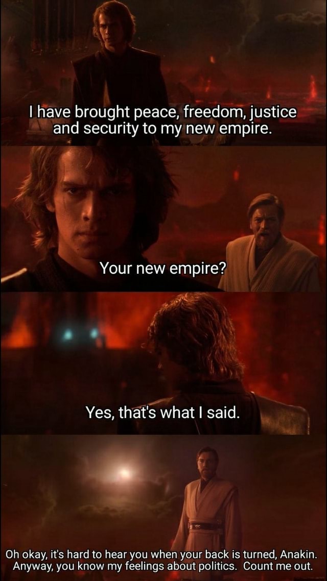 I have brought peace, freedom, justice and security to my new empire. A ...