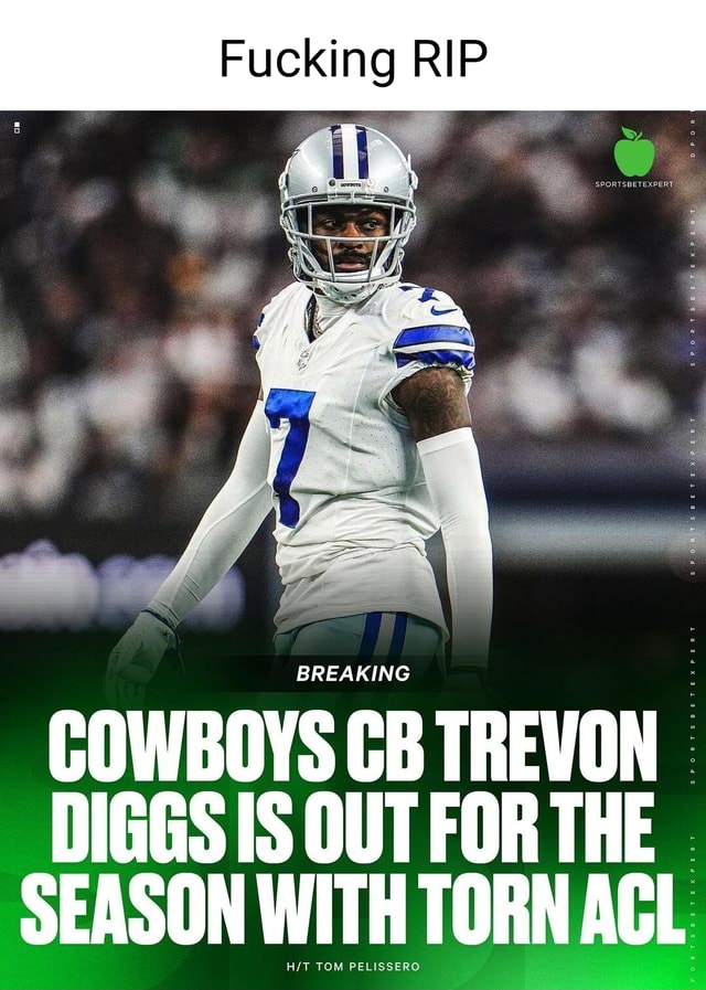 Breaking : Cowboys Trevon Diggs Out for the Season with Torn ACL