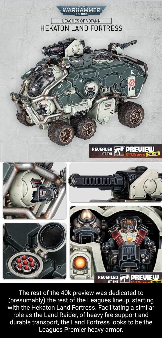 ES 40,000 LEAGUES OF VOTANN HEKATON LAND FORTRESS REVEALED AT THE OPEN