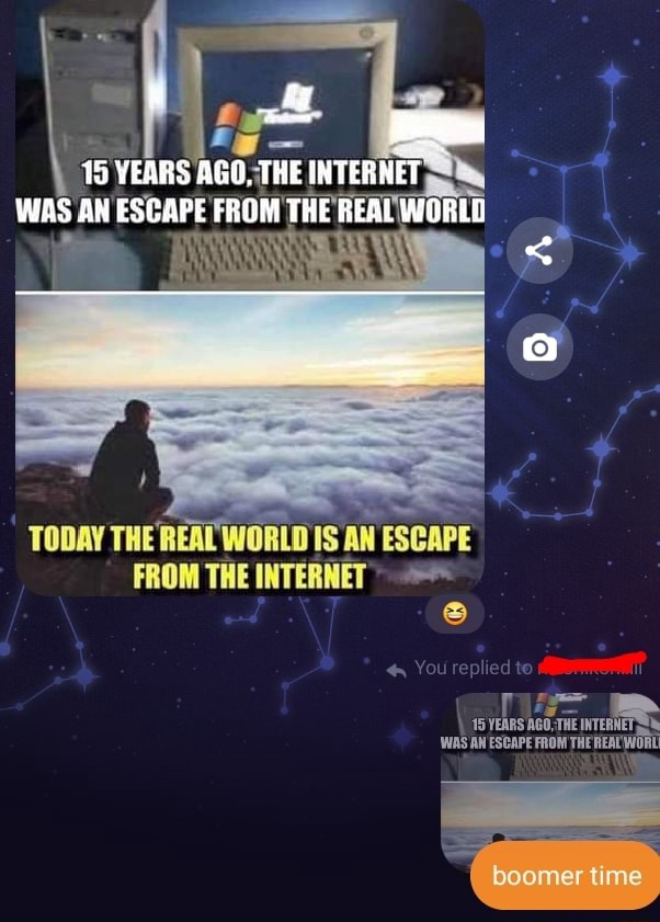 15 YEARS AGO, THE INTERNET WAS AN ESCAPE FROM THE' REAL WORLD TODAY THE ...