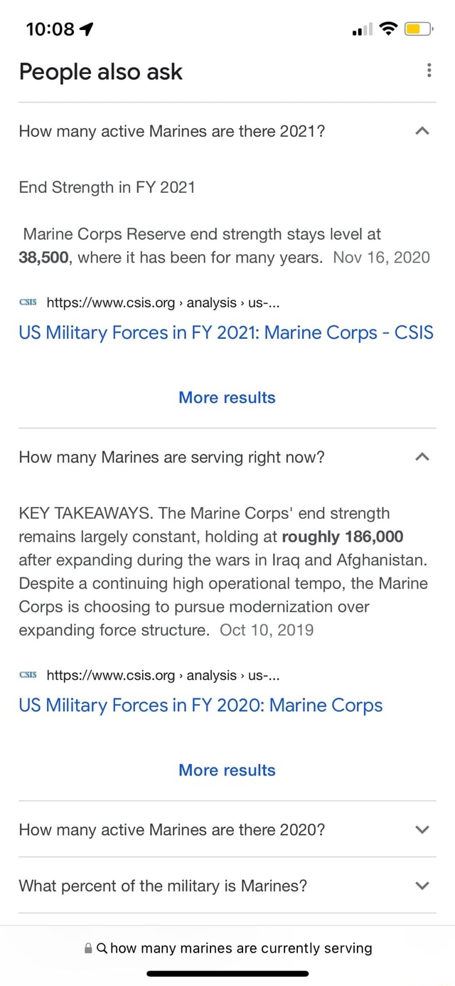 All People also ask How many active Marines are there 2021? End