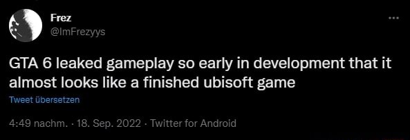 GTA 6 Leaked Gameplay So Early In Development That It Almost Looks Like 1 