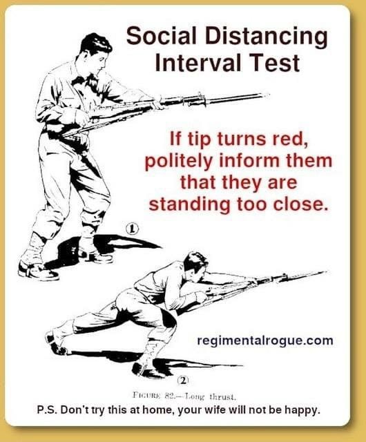 A ocial Distancing Co Interval Test If tip turns red, politely inf picture picture