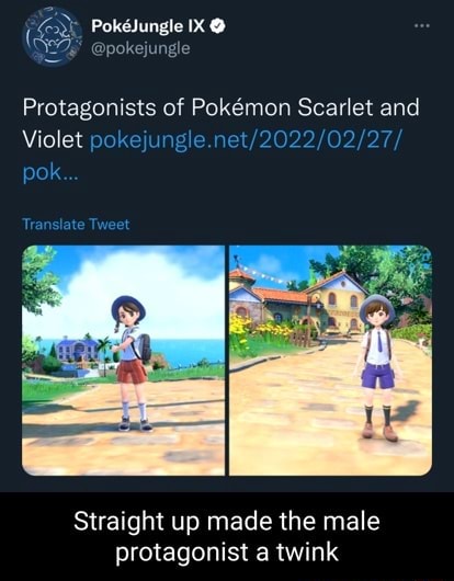 Pokasungle IX @ Protagonists of Pokemon Scarlet and Violet pok Straight ...