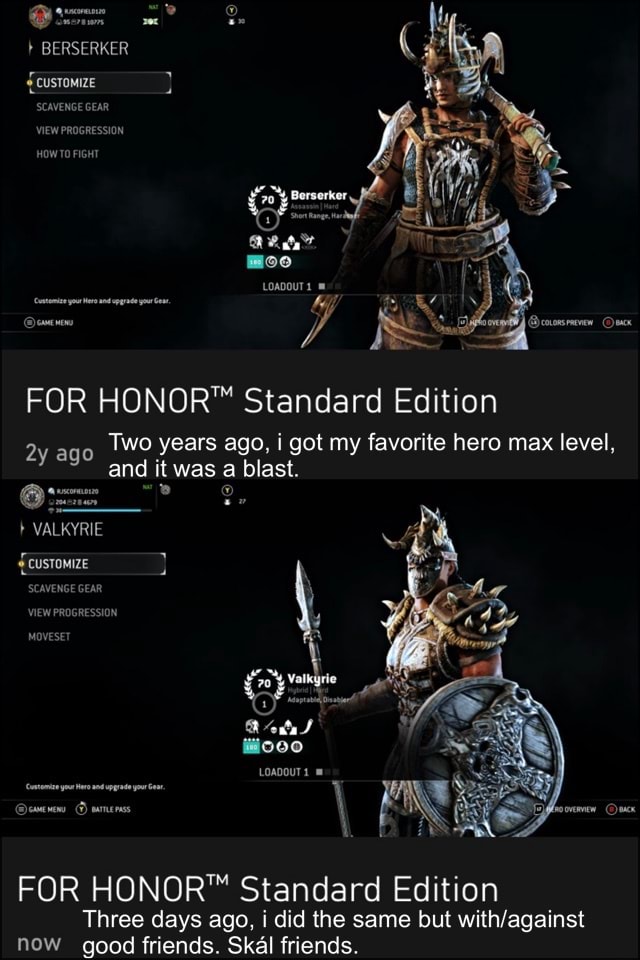 + BERSERKER {customize SCAVENGE GEAR \iew PROGRESSION HOWTO FIGHT moe FOR Standard Edition ago