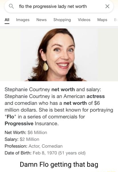 Stephanie Courtney Flo Salary