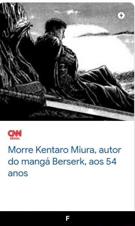 Morre Kentaro Miura Autor Do Manga Berserk Aos 54 Anos F 