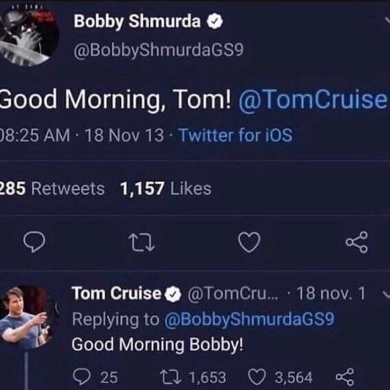 bobby shmurda tom cruise meme