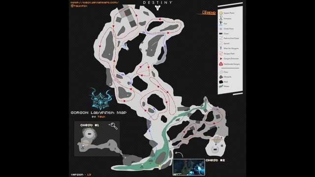 3. Gorgons - DV ES @rauxrox GORGON Labyrinth MaP By Taux CHES #1 *Q ...