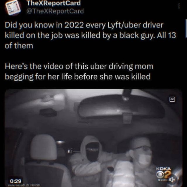 TheXReportCard @TheXReportCard Did you know in 2022 every driver killed ...