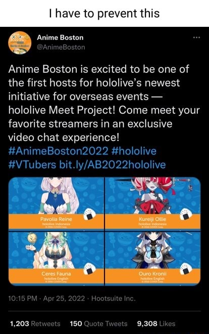 Hololive Meet Brings Vtubers to Anime Central and Other Conventions
