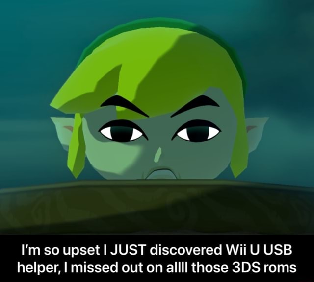 I'm so upset I JUST discovered Wii U USB helper, I missed out on allll