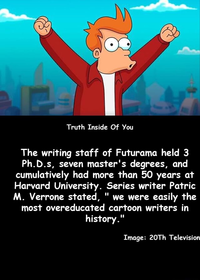 futurama phd writers