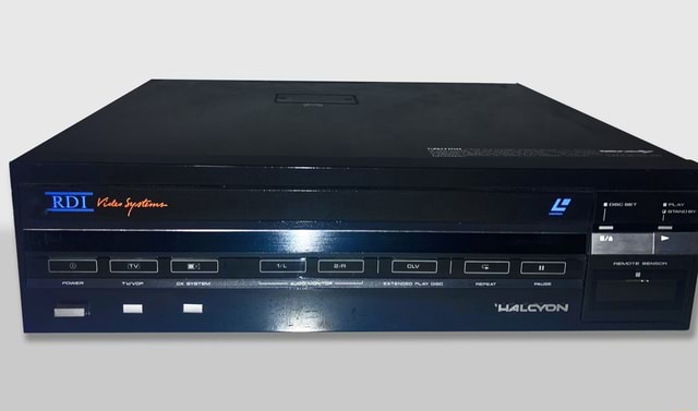 RDI VIDEO SYSTEMS , HALCYON GAME CONSOLE LASERDISC PLAYER, RARE VINTAGE ...