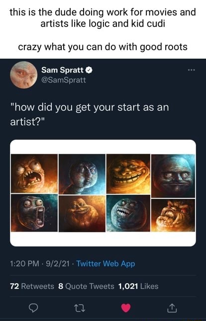 Troll Face, Sam Spratt