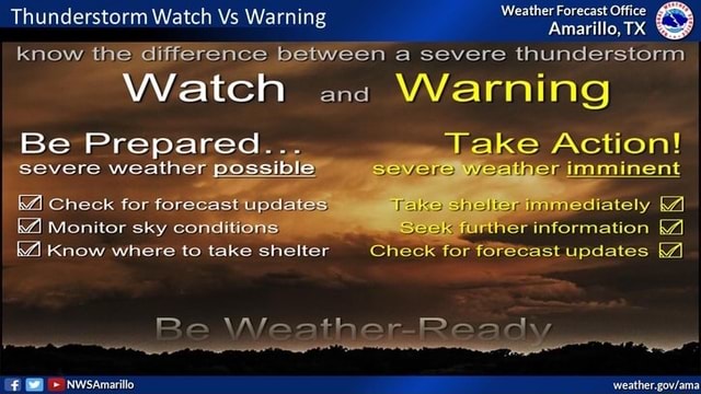 Thunderstorm Watch Vs Warning Know The Difference Between A Severe ...