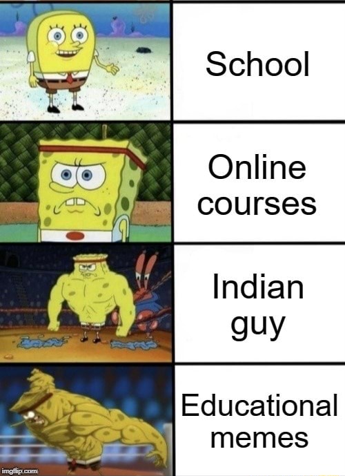 School Online courses Indian guy Educational memes - iFunny