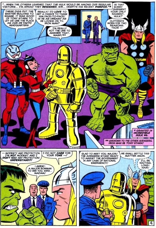Hulk's Rough First Few Days in the Avengers - 'WHEN THE OTHERS LEARNED ...