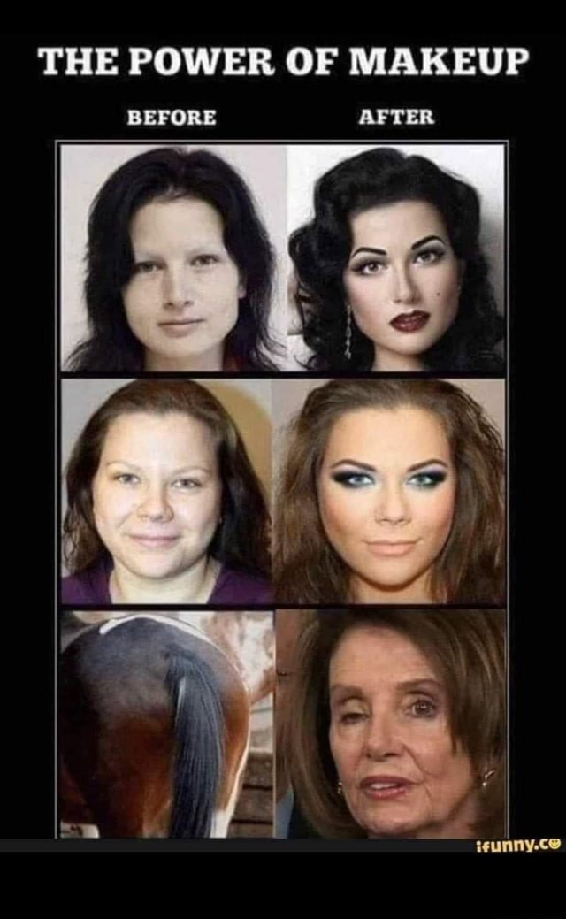 THE POWER OF MAKEUP BEFORE AFTER - )