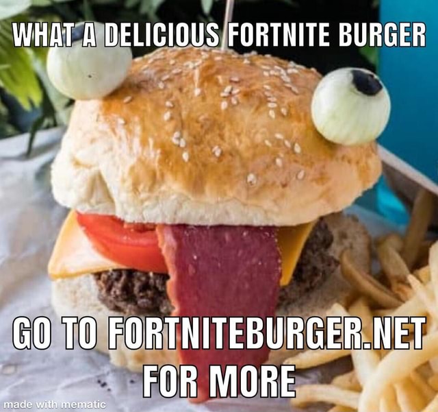 What is Fortnite Burger .Net Image ?