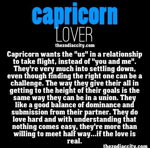 Capricorn OVER thezodiaccity.com Capricorn wants the 