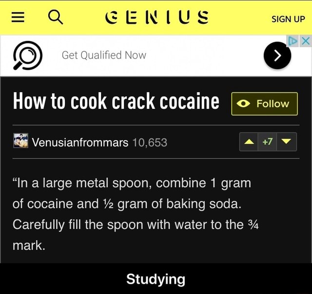 how do you cook coke into crack