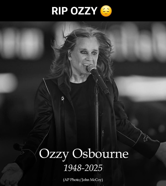 ozzy osbourne rip meme