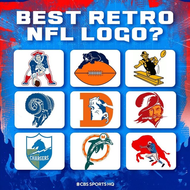 BEST RETRO NFL LOGO? @CBS SPORTS HQ - iFunny Brazil