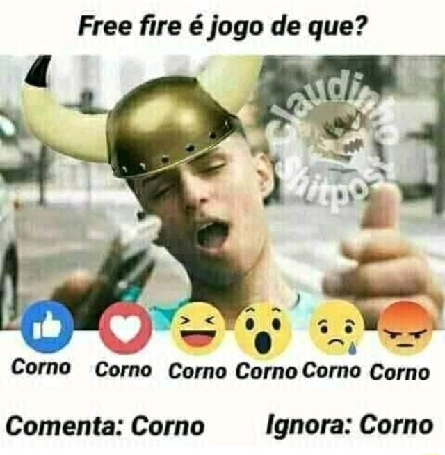 pq free fire e jogo de corno