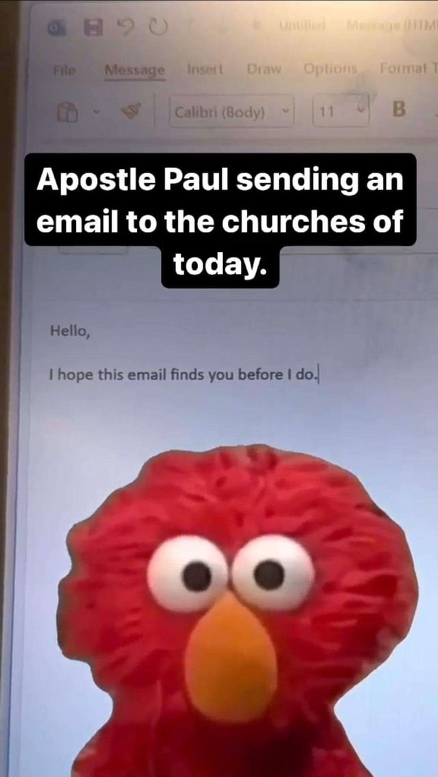 Message I I Calibri Bod Apostle Paul Sending An Email To The Churches 20-resignation-letter-templates-free-download-in-word