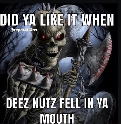 Did Va Like When Deez Nutz Fell In Ya Mouth