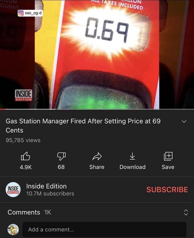 ARES sac_ogd EDITION Gas Station Manager Fired After Setting Price at