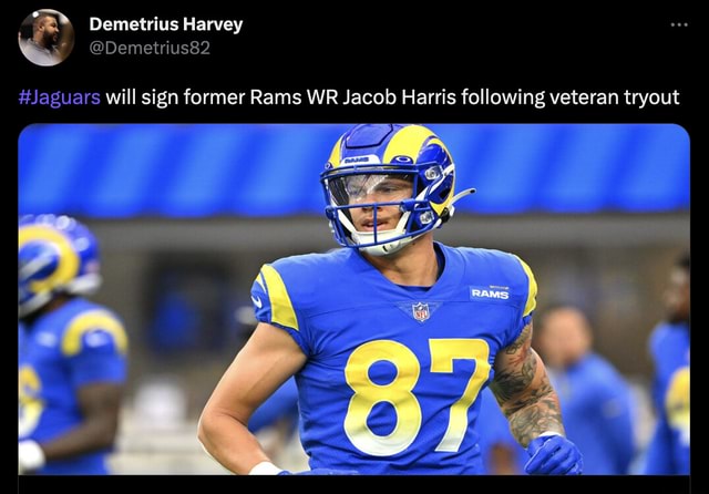 Jaguars to sign former Rams WR Jacob Harris after veteran tryout