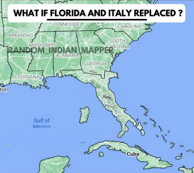 Italy In Florida Imaginarymaps Gambaran