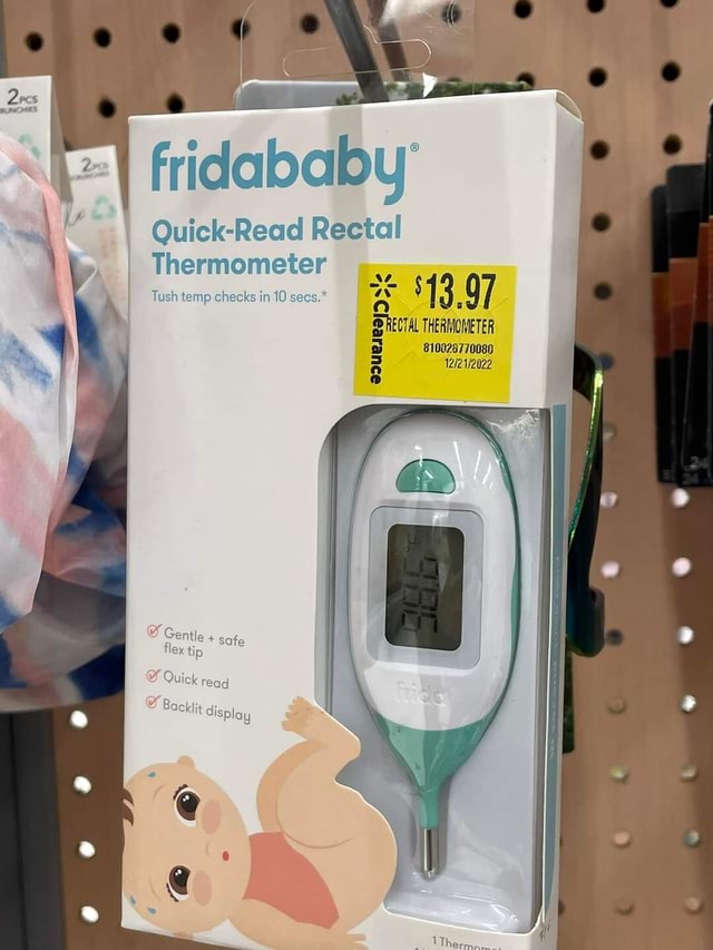Fridababy QuickRead Rectal I Thermometer Tush temp checks in 10 secs