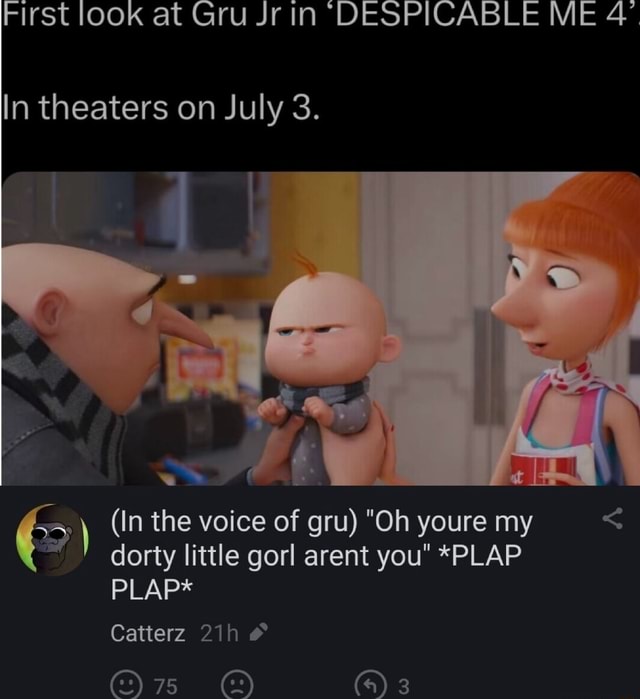 First look at Gru Jr in DESPICABLE ME In theaters on July 3. I (In the ...