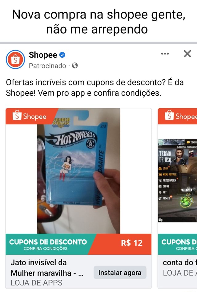 Nova Compra Na Shopee Gente, Não Me Arrependo Patrocinado Shopee ...