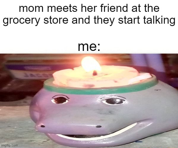 Mom meets her friend at the grocery store and they start talking iFunny