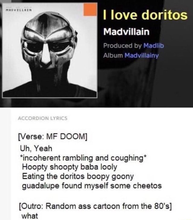 MF DOOM – Shallots Lyrics