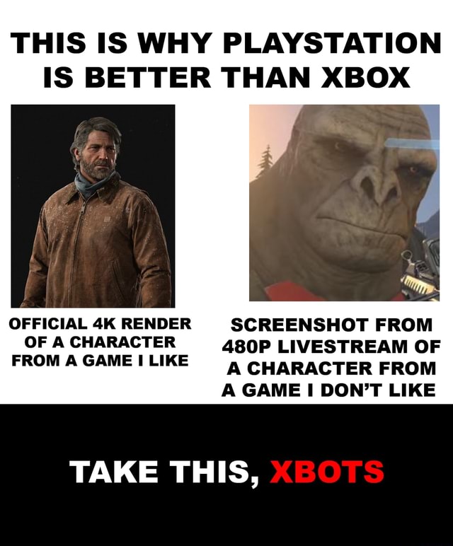 THIS IS WHY PLAYSTATION IS BETTER THAN XBOX OFFICIAL RENDER SCREENSHOT ...