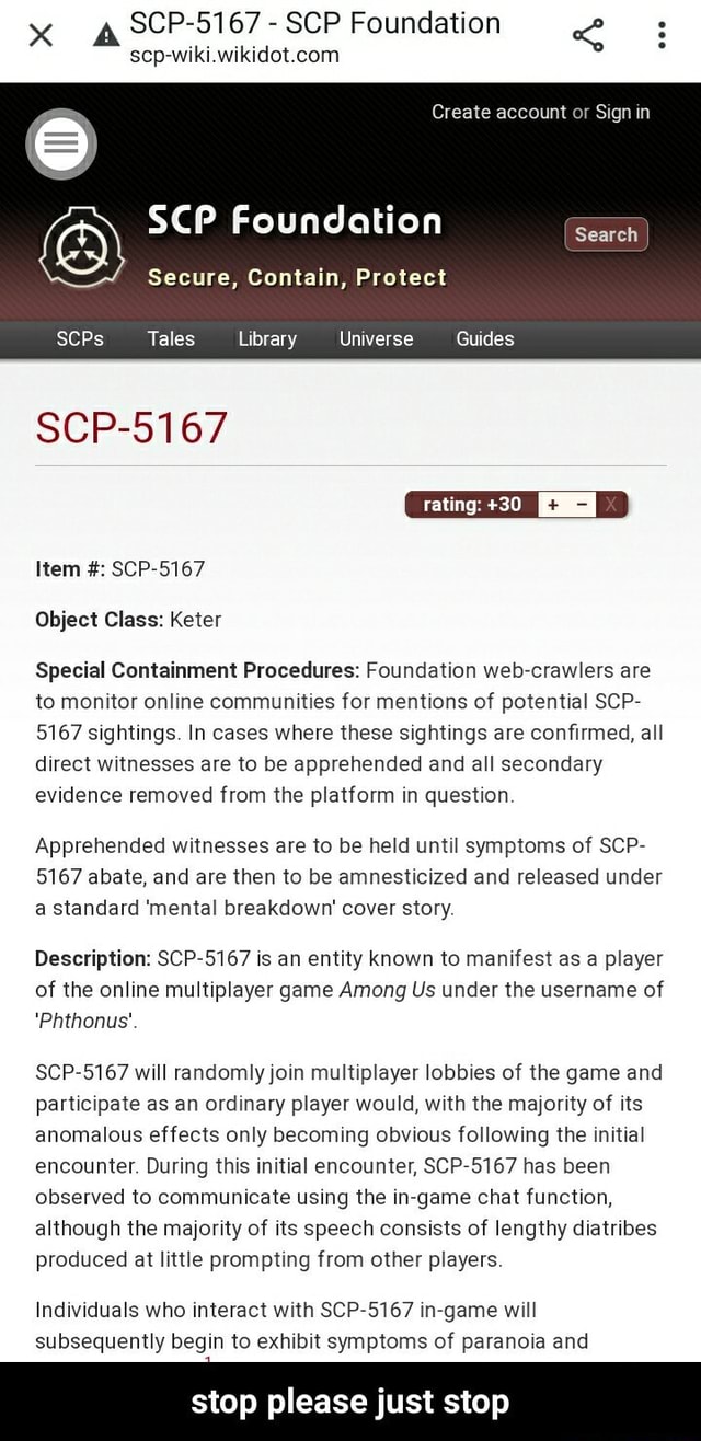 Chat Guide - SCP Foundation