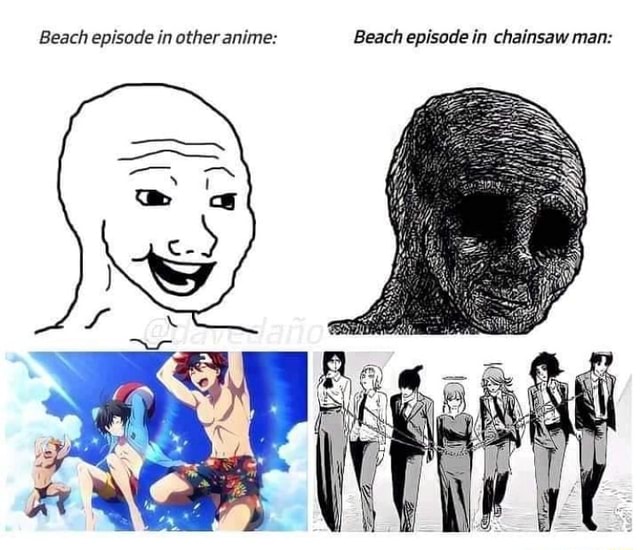 Beach episodes in Chainsaw Man : r/ChainsawMan