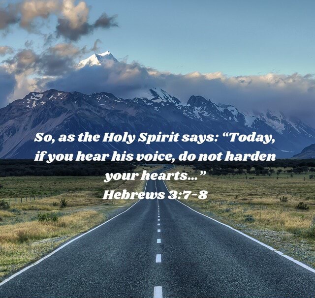 So, as the Holy Spirit says: 