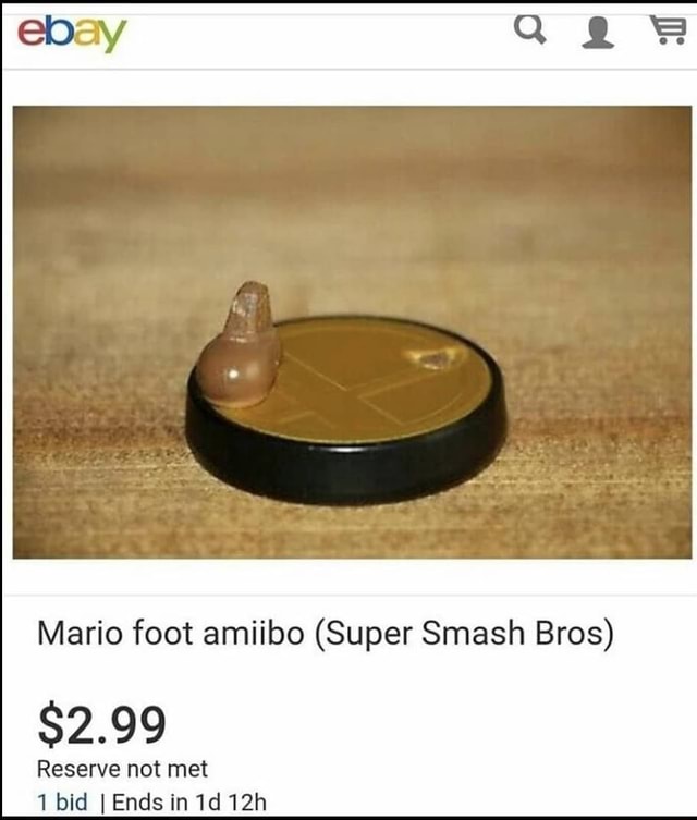 mario foot amiibo