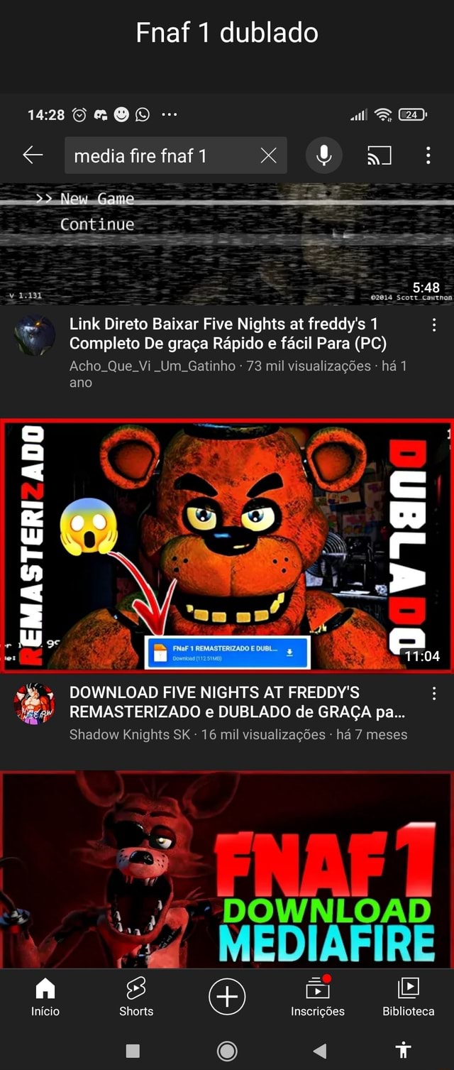 Fnaf dublado