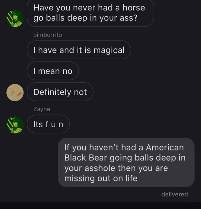 Go deep in that black ass