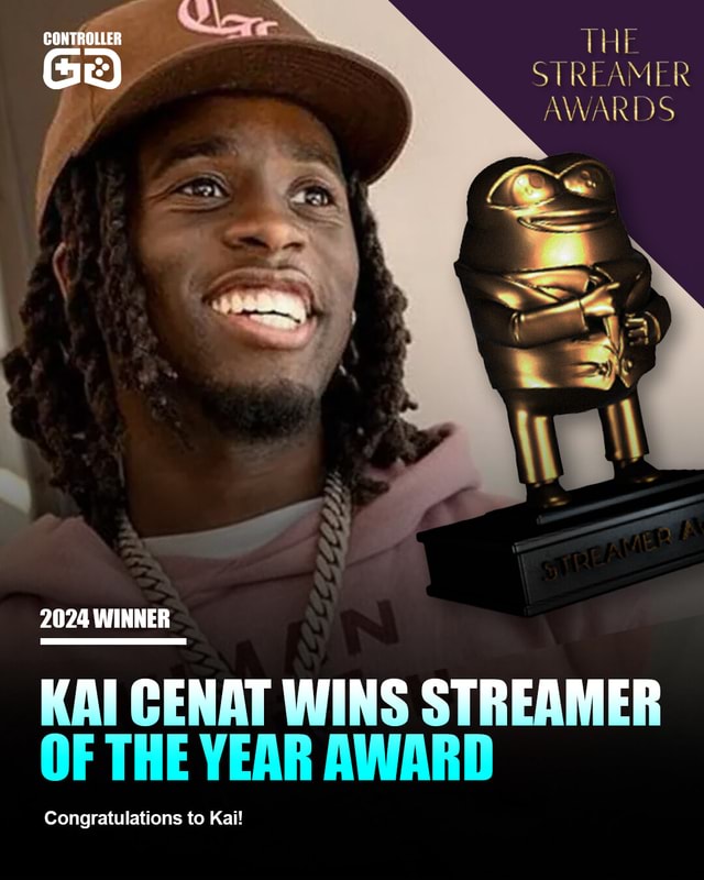 Kaicenat just beat out all the competition to win a Streamer of the ...