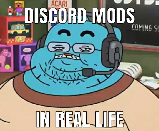 DISCORD MODS IN REAL LIFE - iFunny